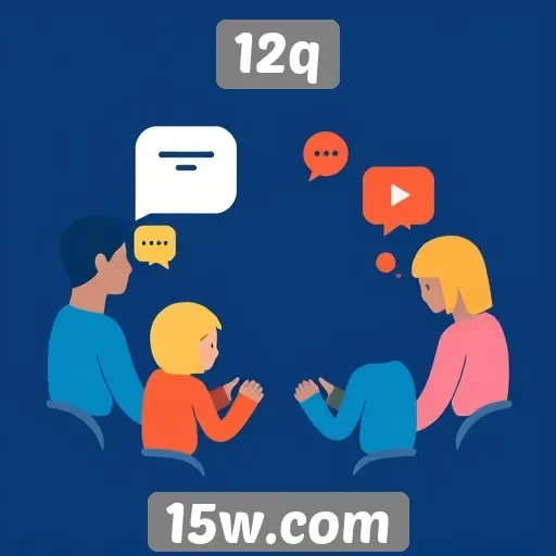 Recursos de comunidade e interação no site 12q